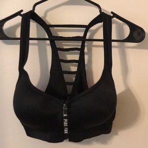 Victoria’s Secret zip front sports bra size M